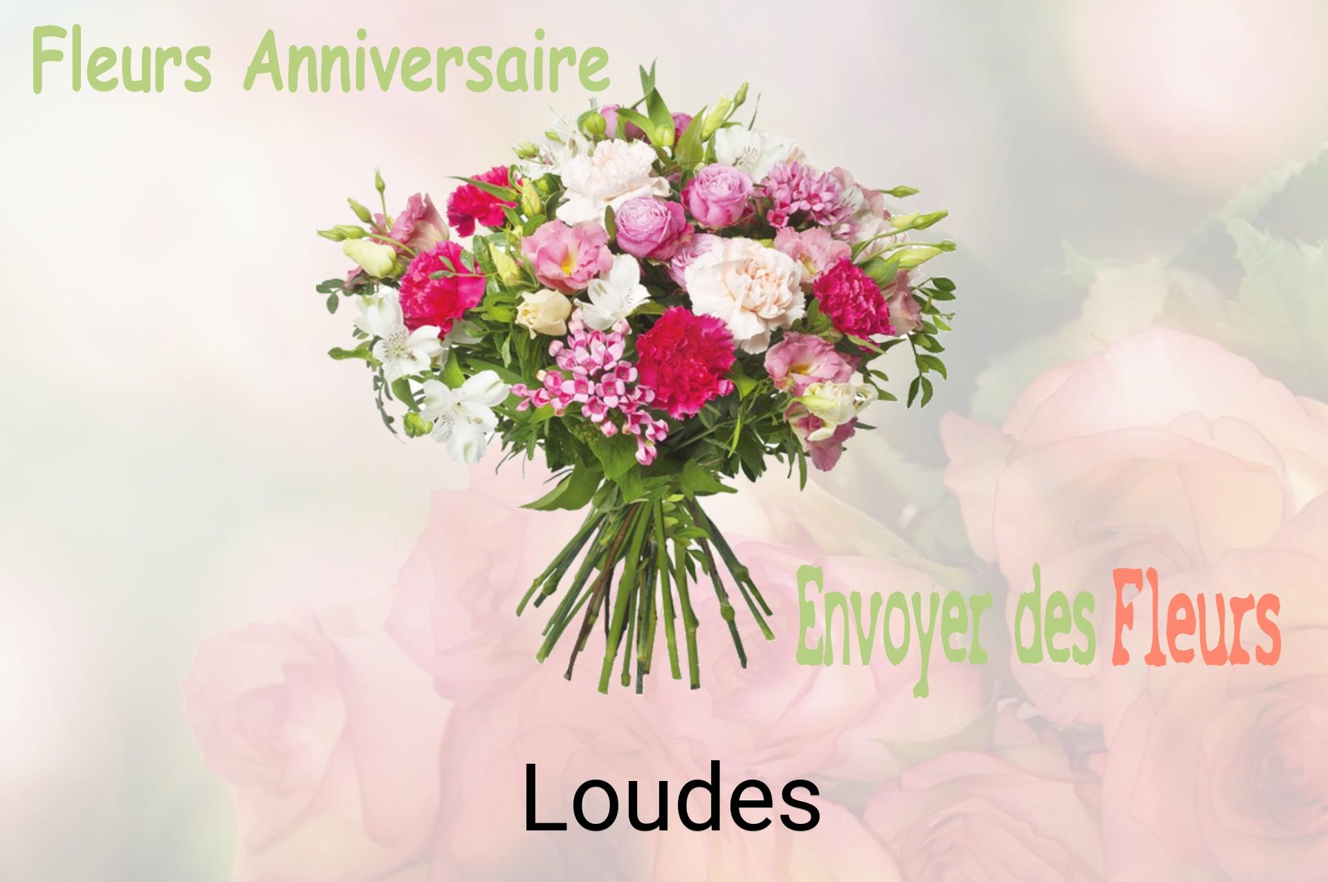 Bouquet de fleurs d’anniversaire livré à Loudes